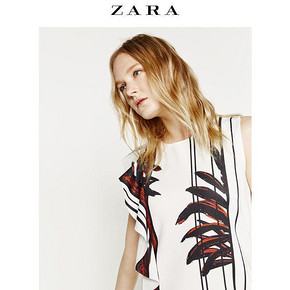 ZARA 女装荷叶边饰连衣裙 139元包邮