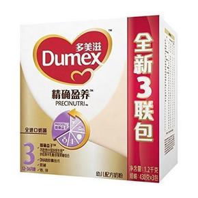 Dumex 多美滋 精确盈养 幼儿配方奶粉3段 400g*3盒 99元包邮