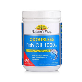 Nature's Way omega-3深海鱼油软胶囊 450粒 109元包邮(138-40.8+11.6)