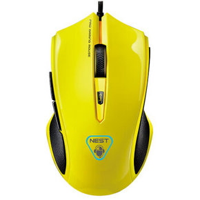 Rapoo 雷柏 V20 光学游戏鼠标 NEST定制版 黄色 69元