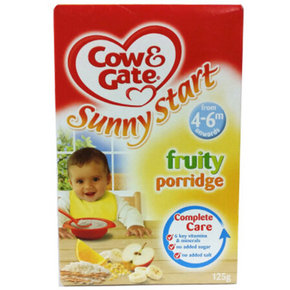 Cow&Gate 英国牛栏 婴儿米糊 水果味 125g 11.7元(9.9+1.8)