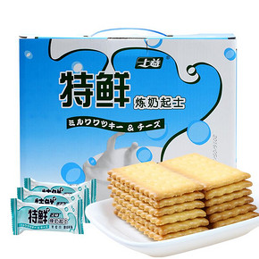 上益 特鲜炼奶起士味饼干 1000g 16.9元包邮(19.9-3券)