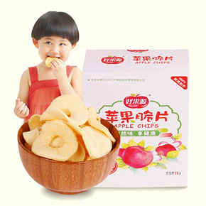 前5分钟半价# 泉源 烟台苹果脆片 15g*5盒 15点 19.8返9.9元