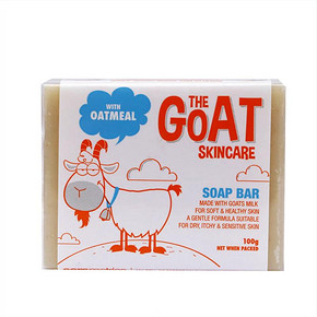 THE GOAT SKINCARE 天然羊奶皂 燕麦精华手工皂 100gx4块 6元包邮(38-20-8)
