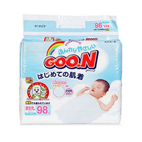 日本 GOO.N 大王 维E系列 婴儿纸尿裤 新生儿 NB98片 85.7元(76+9.7)