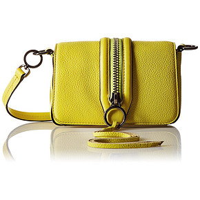 Rebecca Minkoff  女士斜挎包 柠檬黄 549元包邮(465.4+25.2+58.4)