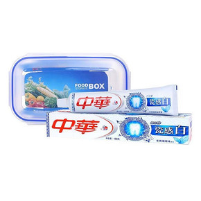 限地区# 中华 瓷感白冬青薄荷味牙膏 180g 赠保鲜盒 6.9元