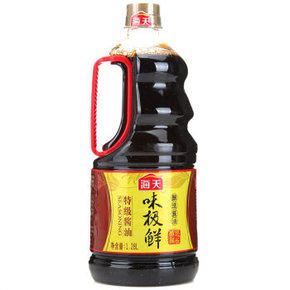 海天 味极鲜酱油 1.28L  9.9元