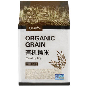 天地粮人 有机糯米 1250g 折15.9元(2件8折)
