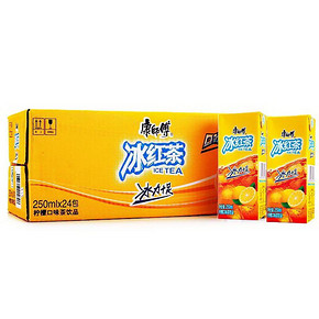 限地区# 康师傅 冰红茶 250ml*24盒 整箱装 21.9元