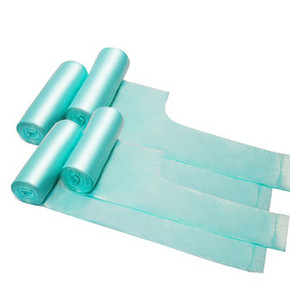 尚岛宜家 家用加厚手提背心式垃圾袋 45*60cm*5卷 14.8元包邮(19.8-5券)