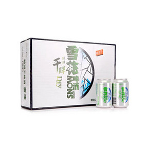 Snowbeer 雪花啤酒 干啤330ml*24听整箱装 49.9元
