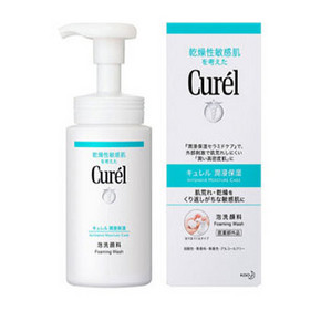Curel 珂润 润浸保湿洁颜泡沫洗面奶 150ml 68元