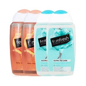 femfresh 芳芯 私密女性洗护液 250ml*4瓶 107.5元(105-10券+12.5)