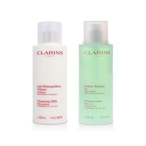 CLARINS 娇韵诗 绿水400ml+白吸盘400ml 折254元(299*2-50-40券)