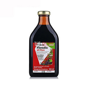 Salus 铁元 Floradix 红版营养液 500mlx4瓶 295元(88，满4免1)