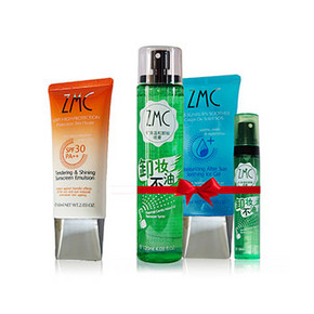 植美村 防晒霜60ml+卸妆喷雾120ml+10ml+晒后修复啫喱60ml 69元(99-30券)