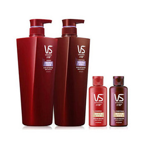 VS 沙宣 垂坠质感洗发露500ml+润发乳500ml+旅行装50ml*2瓶 79元