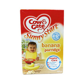 Cow 英国牛栏 婴儿米糊香蕉味 4-6个月 125g 11.8元(9.9+1.9)
