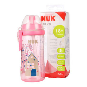 NUK 宝宝防漏吸管杯 300ml  折68元(118，199-100)