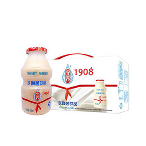 酸甜好滋味# 宜养 发酵型乳酸菌饮品 100ml*24瓶 29.9元包邮