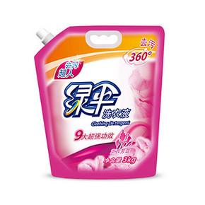 绿伞 洗衣液 袋装 薰衣芳薰衣芳 3kg 19.5元