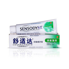 舒适达 清新薄荷牙膏 120g 19.9元