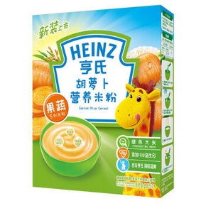 Heinz 亨氏 胡萝卜营养米粉 1段 225g 折10.3元(2件75折)