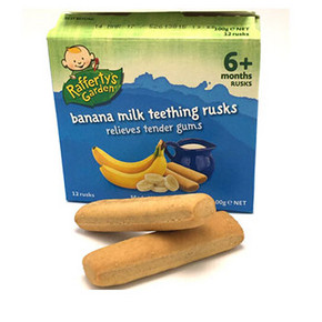 Rafferty’s Garden 婴幼儿辅食 磨牙棒 香蕉牛奶味 100g 7.5元(6.1+1.4)