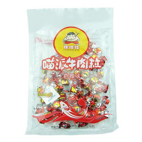 四川特产 棒棒娃 喵派香辣牛肉粒 80g 折6.6元(买3免1)