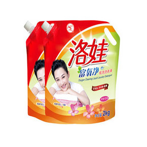 限地区# 洛娃 富氧净低泡洗衣液套装2kg*2袋 折12元(19.9，满3件6折)