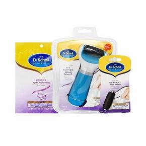 Dr.Scholl 爽健 修足机护理保湿套装 电动修足机+磨砂头+足膜 189元包邮