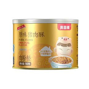 限地区# 贝因美 原味猪肉酥 115g 折7.1元(14.25*7-50)