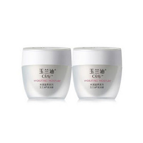 Olay 玉兰油 水润滋养面霜 50g*2瓶+送大红瓶体验装2g*10袋 39元(可199-60)