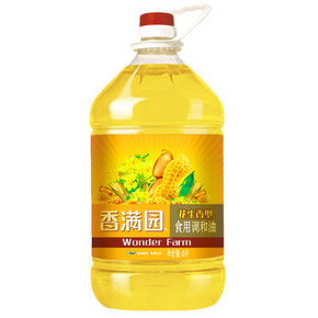 限地区# 香满园 花生香型食用调和油 4L 27.8元