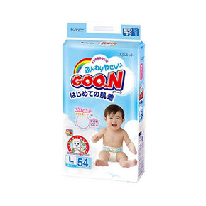 日本 大王 GOO.N 维E系列 婴儿纸尿裤 大号L54片 88.4元包邮(79+9.4)