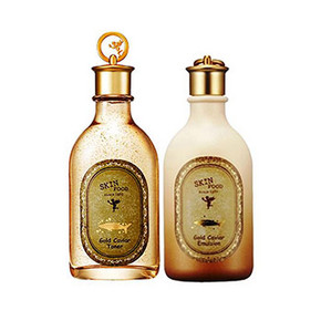 Skin food 思亲肤 黄金鱼子酱活肤水乳套装 145ml*4瓶 302元包邮(322-20)