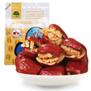 一品玉 红枣夹核桃仁500g*4袋+红枣100g 105.9元(205.9-100)
