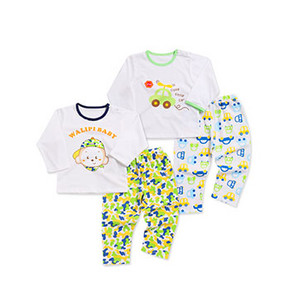 娃丽比 纯棉儿童薄款家居服套装 19元包邮(38-19)