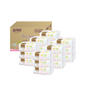 好价预告# 五月花 婴儿柔 中幅双层抽纸 180抽*18包 15元包邮(39.9-19.9-5券)