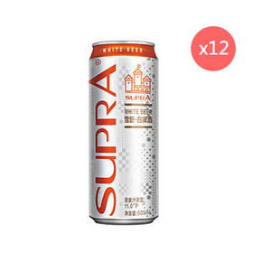 激爽一夏# 珠江 雪堡精酿白啤酒 500mlx12罐装 79.9元包邮(139.9-60券)