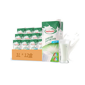 前5分钟好价# 好沃德 低脂纯牛奶 1L*12盒*2箱 103.5元(138-34.5)