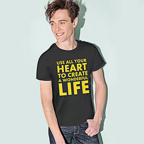 佐丹奴 夏季男士英文印花短袖T恤 29元包邮