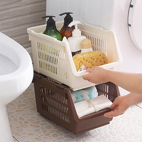 双艺 家居厨房塑料收纳筐 2个装 24.9元包邮(39.9-5-10券)