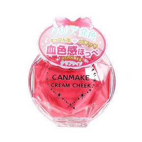 日本 Canmake  单色水润腮红膏 香甜蜜桃 2.3g 折30.5元(买2免1+税)
