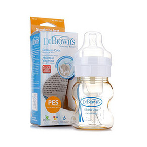 Dr Brown's 布朗博士 防胀气PES宽口奶瓶 120ml 39.9元