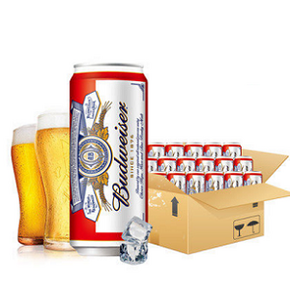 前30秒半价# 百威 小麦醇正拉罐500ml*18听 49.5元(下单立减)