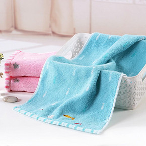 前1分钟半价# 金号 卡通纯棉小毛巾 3元包邮(5.9-2.9)