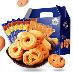 大润谷 丹麦风味 臻品牛油曲奇饼干 920g 29.9元包邮(39.9-10券)