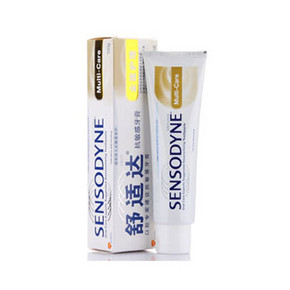 舒适达 全面护理牙膏 120g+赠牙刷2支装 19.9元